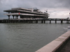 Abkhazia - Sukhumi: sea terminal - over the Black Sea - photo by A.Kilroy