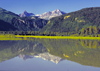 Alaska - Skagway: Yukon river - mountain reflection (photo by A.Walkinshaw)