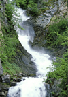 Alaska - Skagway: waterfall (photo by A.Walkinshaw)