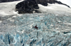 Alaska - Skagway: an helicopter over Denver Glacier (photo by Robert Ziff)