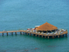 Vlor / Vlona, Albania: pleasure pier with landing Jetty - Adriatic sea resort - photo by J.Kaman