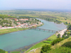 Albania / Shqiperia - Shkodr/ Shkoder / Shkodra: Kir river from Rozafa - photo by J.Kaman