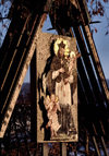 Austria - Oberndorf bei Salzburg: Saint Joseph - road-side icon - photo by F.Rigaud