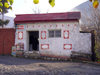 Azerbaijan - Sheki: modest sweet shop selling 'halva' - saki halvasi (photo by F.MacLachlan)