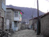 Azerbaijan - Lahic / Lahuj (Ismailly Rayon - Central Azerbaijan): street scene - Azeri balcony (photo by Austin Kilroy)