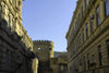 Azerbaijan - Baku: watch tower by the Academy of Sciences (photo by Miguel Torres)