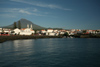 Azores / Aores - Pico - Madalena: from the Ocean - Pico mountain in the background / vista do oceano - photo by A.Dnieprowsky