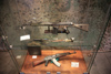 Azores / Aores - So Miguel - Ponta Delgada: St. Brs fort - battle rifles - Heckler & Koch G3 and AK-47 (Avtomat Kalashnikov) / forte de So Braz - espingardas automaticas - photo by A.Dnieprowsky