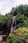 Azores / Aores - Achada: cascata - planalto dos Graminhais / waterfall on the Graminhais plateau - photo by M.Durruti