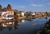 Belize City, Belize: east bank of Collet Canal - photo by M.Torres