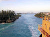 Bermuda - St. George: navigating through Town Cut, to access St. George's Harbour - photo by Captain Peter