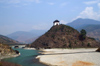 Bhutan - Wangdue Phodrang Dzong - built on a hill above the Punak Chhu river - photo by A.Ferrari