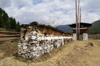 Bhutan - Mani wall and chorten in the Tang valley - photo by A.Ferrari