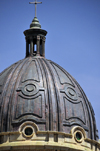 La Paz, Bolivia: dome of the Metropolitan Cathedral - architects Francisco Vespignani, Manuel Sanguja and Antonio Camponovo - Plaza Murillo - photo by M.Torres