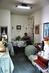 Brazil / Brasil - Rio de Janeiro: Vila Canoas Favela - slum - a living-room - photo by N.Cabana