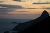 Brazil / Brasil - Rio de Janeiro: Po de Aucar - dusk - photo by N.Cabana