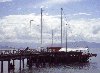 Brazil / Brasil - Florianopolis: trowing the net - pier - pesca artesanal no centro da cidade (photo by M.Torres)