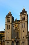 So Paulo, Brazil: abbey basilica of the Monastery of St. Benedict / Mosteiro de So Bento - Benedictine institution  established in 1598 - Romanesque Revival architecture, architect Richard Berndl - photo by M.Torres