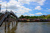 Bandar Seri Begawan, Brunei Darussalam: Kampong Ujong Bukit water village - elevated walkway - photo by M.Torres