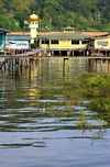 Bandar Seri Begawan, Brunei Darussalam: mosque at Kampong Saba water village - photo by M.Torres