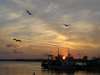 Nesebar: ships in the setting sun  (photo by J.Kaman)