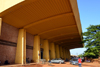 Ouagadougou, Burkina Faso: Ouagadougou central station - colonial railway station on the Abidjan line - origin of the line of the Sahel railway, built in 1954 - Place Naba Koom - photo by M.Torres