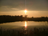 Pelham / Fenwick - Niagara Region, Ontario, Canada: country pond at sunset - photo by R.Grove