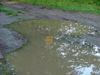 Fenwick - Niagara Region, Ontario, Canada / Kanada: mud road sign - photo by R.Grove