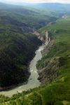 Skitine river, BC, Canada: from the air - photo by R.Eime