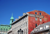 Montreal, Quebec, Canada: Hotel Nelson / Auberge de lAmical and the tower of the City Hall - Place Jacques-Cartier - Vieux-Montral - photo by M.Torres