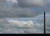 Canada / Kanada - Saskatchewan: Smoke Stack and clouds - photo by M.Duffy