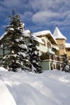 Kamloops, BC, Canada: chalet at Sun Peaks ski resort - photo by D.Smith