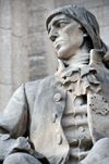 Winnipeg, Manitoba, Canada: Legislative building - French Canadian military officer, trader and explorer Pierre Gaultier de Varennes, Sieur de la Vrendrye, born in the Nouvelle-France - photo by M.Torres