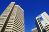 Winnipeg, Manitoba, Canada: Commodity Exchange Tower - architect Smith Carter - MTS tower on the left - Main Street - photo by M.Torres