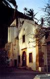 Cabo Verde - Cape Verde, Santiago island, Cidade Velha: Nossa Senhora do Rosrio church - colonial architecture - UNESCO World Heritage site - photo by M.Torres