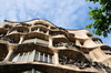 Barcelona, Catalonia: facade of Antoni Gaud's La Pedrera, Casa Mil - Passeig de Grcia, modernist architecture - UNESCO World Heritage Site - photo by M.Torres