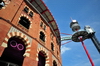 Barcelona, Catalonia: Arenas de Barcelona and its panoramic lift - former Las Arenas bullring - Plaa d'Espanya - photo by M.Torres