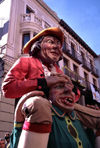 Catalonia / Catalunya - Solsona, Solsons, Lleida province: hanging a donkey - carnival - photo by F.Rigaud