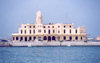 Ceuta: harbour HQ, modernist building by architect Manuel Latorre Pastor / edificio da autoridade porturia / puerto - Edificio de la Autoridad Portuaria - arquitecto Manuel Latorre Pastor - arquitectura modernista, de esttica mquina - Muelle de Espaa - photo by M.Torres