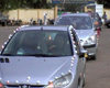 Chad - N'Djamena: wedding caravan leaving the City Hall - photo by S.Montevecchi