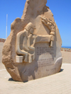 Chile - Arica: unknown soldier monument - Morro de Arica - military memorial - Pacific War - monumento al Soldado Desconocido - Guerra del Pacfico / Guerra del Salitre - photo by D.Smith