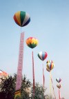 China - Beijing: Advertising balloons  (photo by Miguel Torres)