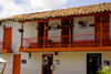 Medelln, Colombia: balconies of a colonial building, picturesque architecture of Antioquia that evokes the memory of the Colombian colonial period - Pueblito Paisa - photo by E.Estrada