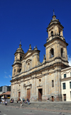 Bogota, Colombia: Plaza Bolivar - Archbishopric Cathedral of Bogot - Catedral Primada de Colombia - Catedral Baslica Metropolitana de la Inmaculada Concepcin de Bogot - La Candelaria - photo by M.Torres