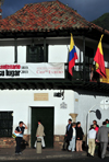 Bogota, Colombia: Plaza Bolivar, Calle 11 - Museum of the Independence - 16th century Spanish colonial architecture - Casa del Florero de Llorente, famous for the riot know as 'la Reyerta', 'the Brawl' of 1810 - Casa del 20 de Julio - Museo de la Independencia - La Candelaria - photo by M.Torres