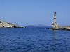 Crete - Chania / Hania: lighthouse at the old Venetian harbour (photo by Alex Dnieprowsky)