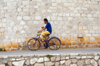 Croatia - Hvar island - Hvar: two on a bike - photo by P.Gustafson