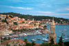 Croatia - Hvar island - Hvar: the port from above - photo by P.Gustafson