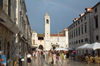 Croatia - Dubrovnik: walking on the Stradun - Placa - photo by P.Gustafson