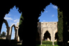 Bellapais, Kyrenia district, North Cyprus: Bellapais abbey - arcade - photo by A.Ferrari